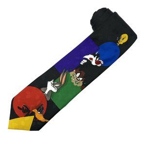 Necktie Looney Tunes Mania Daffy Duck, Bugs Bunny